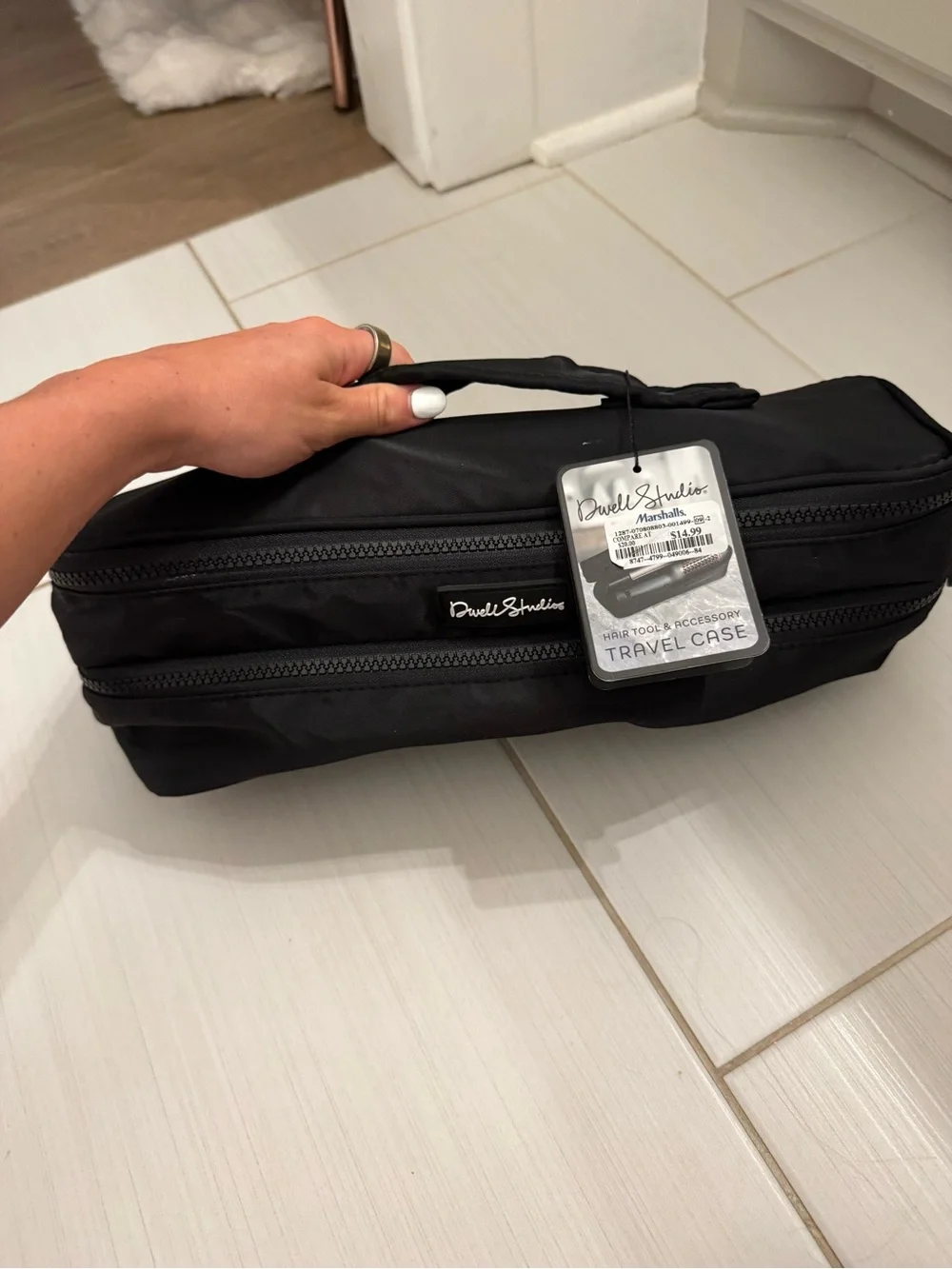 Black Travel Case for hair tools